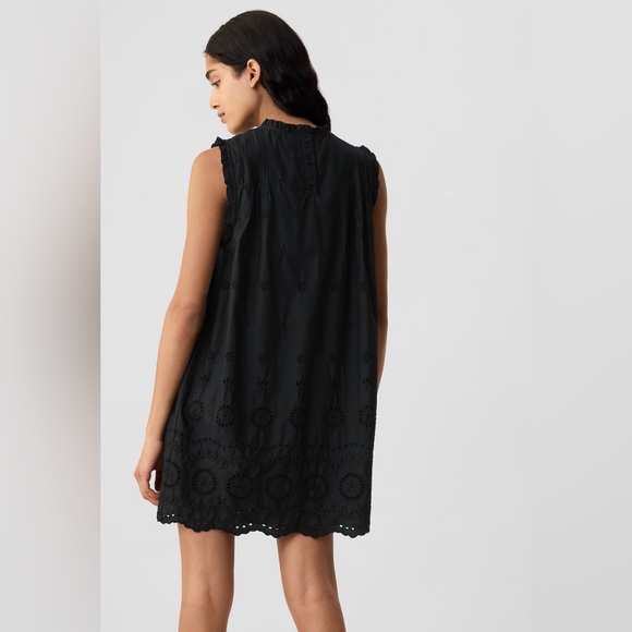 BRAND NEW Limited Collection Gap X Doen Black Eyelet Dress - Picture 3 of 3